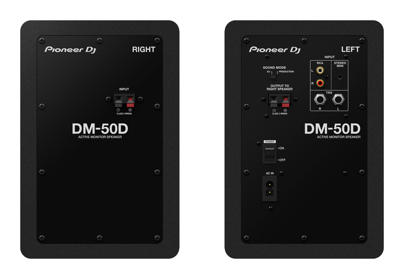 Pioneer DJ DM-50D Desktop Monitors - Black