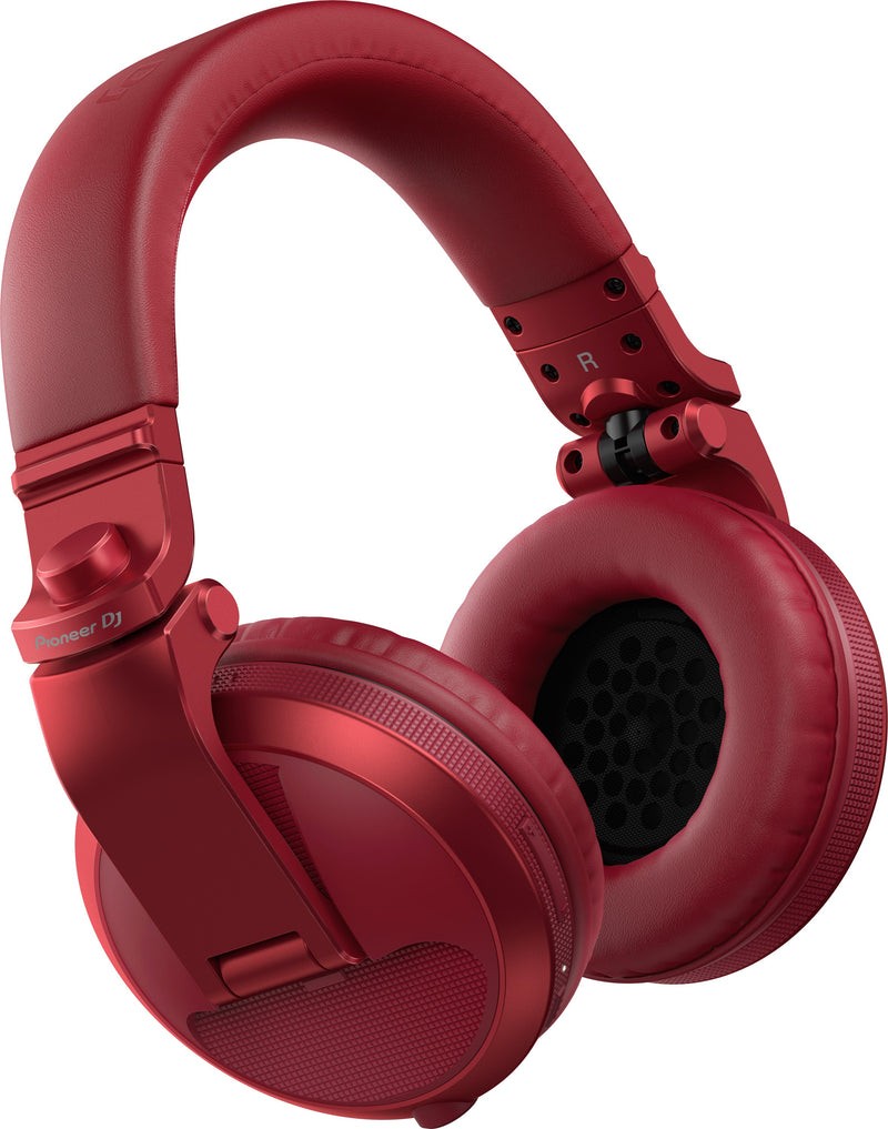 Pioneer DJ HDJ-X5BT Bluetooth Wireless DJ Headphones Red