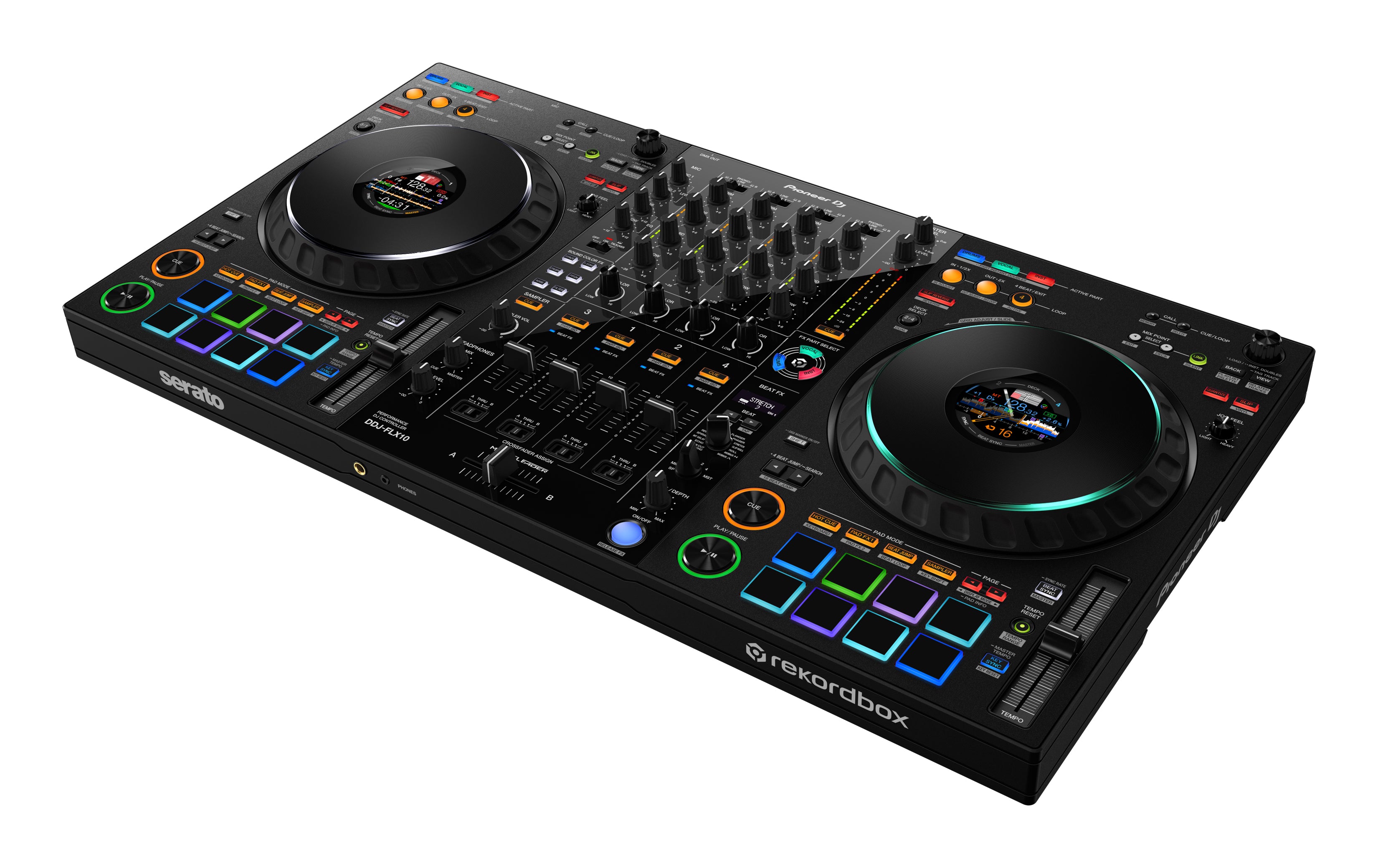 DJ Tech Direct Pioneer DJ DDJ FLX10 4 Channel USB DJ Controller dj-tech-direct-pioneer-dj-ddj-flx10-4-channel-usb-dj-controller