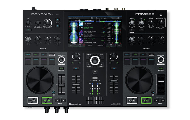 Denon DJ Prime GO Standalone 2 Channel USB DJ Controller