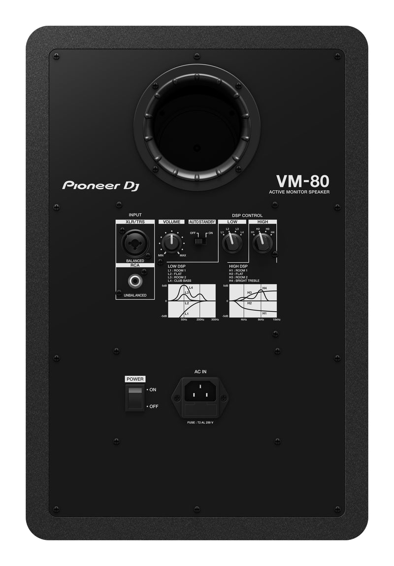 Pioneer DJ VM-80 Active Studio Monitors - Black