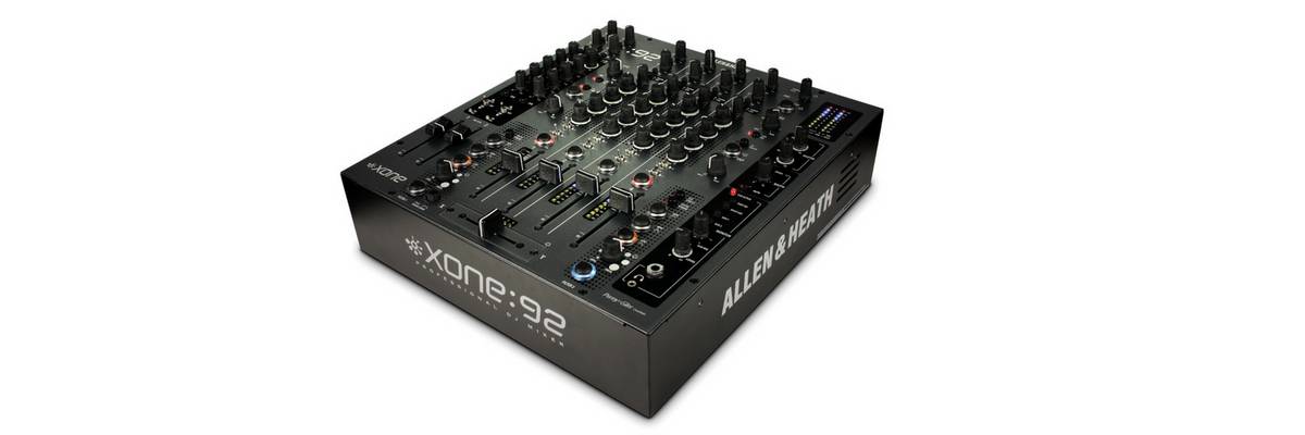 Allen and Heath XONE 92 the professional choice analogue DJ mixer