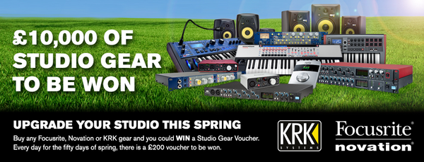Â£10,000 worth of Focusrite, Novation and KRK Gear to be WON!