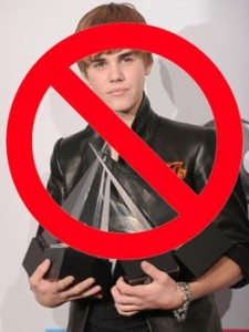 No Sankys for Bieber