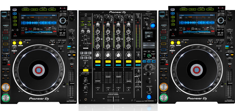 pioneercdj2000nxs2anddjm900nxs