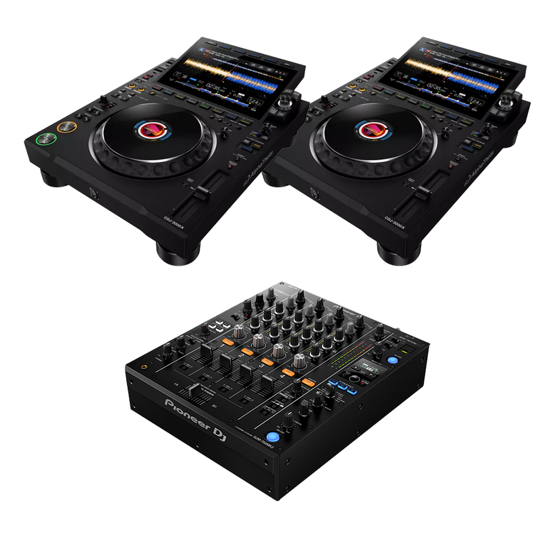Alphatheta CDJ-3000X & DJM-750MK2 Package