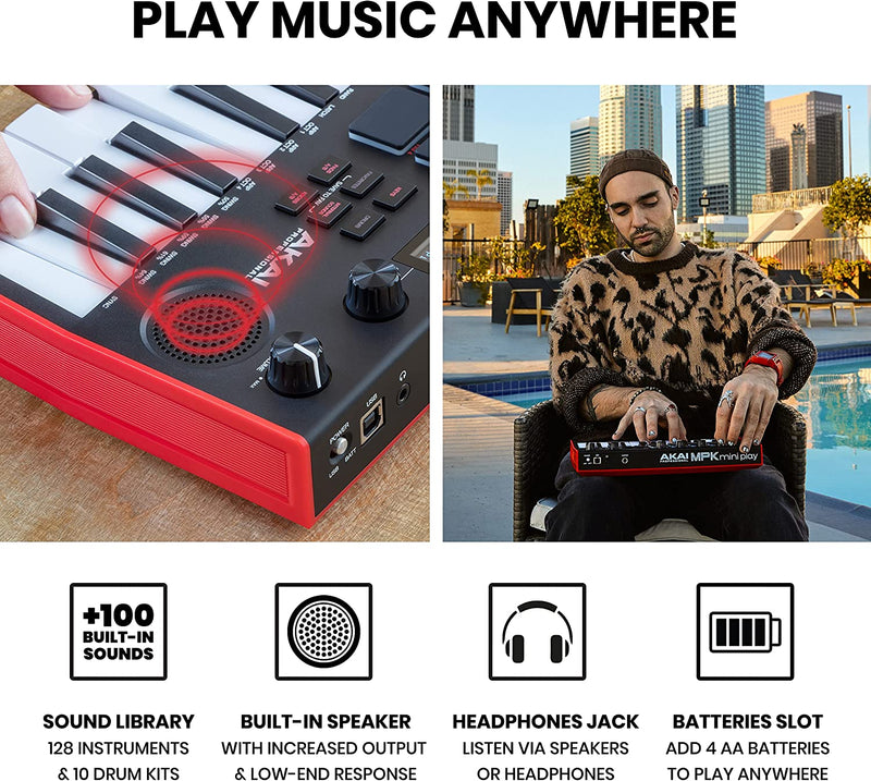 Akai MPK Mini Play MK3 Midi Keyboard