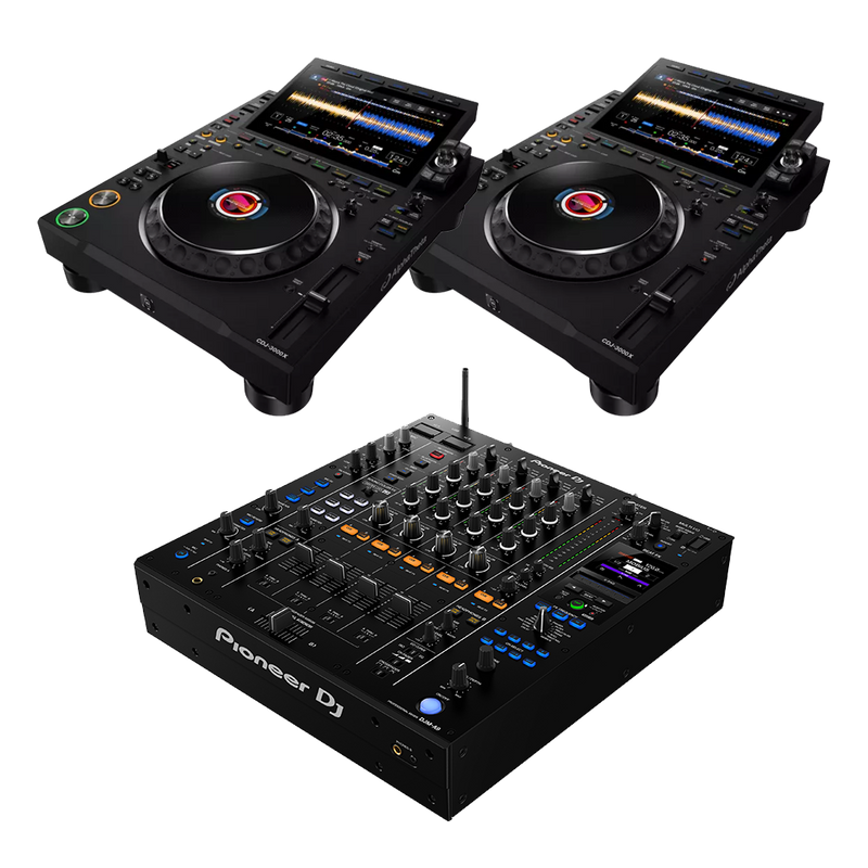 Alphatheta CDJ-3000X & DJM-A9 Package