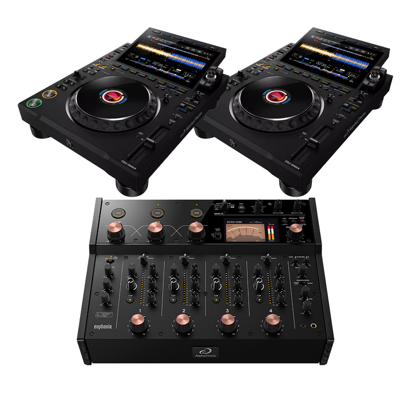Alphatheta CDJ-3000X & Euphonia Package