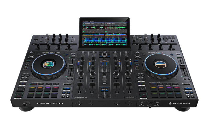 Denon DJ Prime 4 + Standalone 4 Channel USB DJ Controller