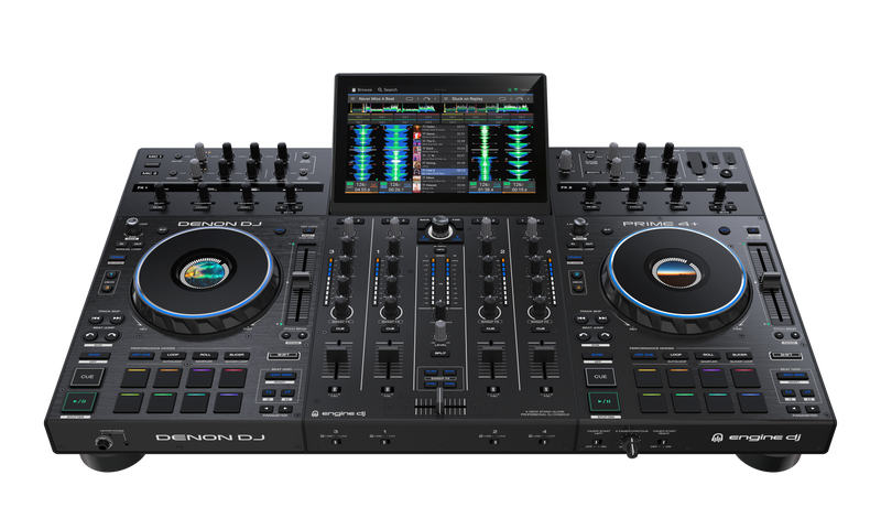 Denon DJ Prime 4 + Standalone 4 Channel USB DJ Controller