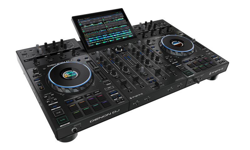 Denon DJ Prime 4 + Standalone 4 Channel USB DJ Controller