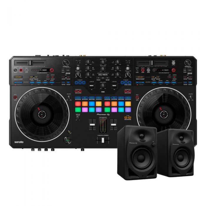 Pioneer DJ DDJ-REV5 & DM-40D Bundle