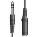 AV Link 6.3mm Stereo Plug to 6.3mm Stereo Socket Leads 6m