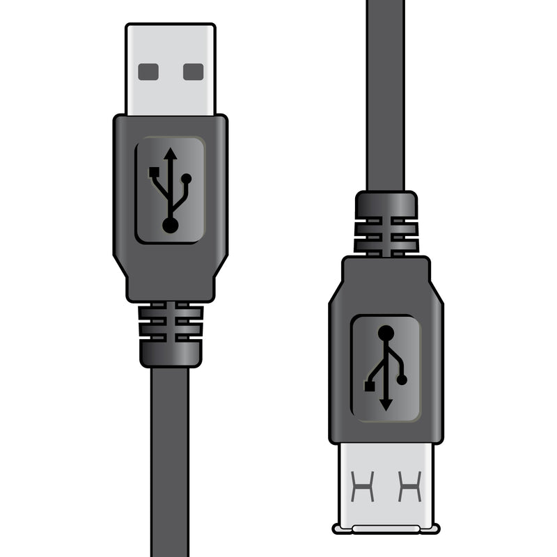 AV Link USB 2.0 Type A Plug to Type A Socket Leads 5m