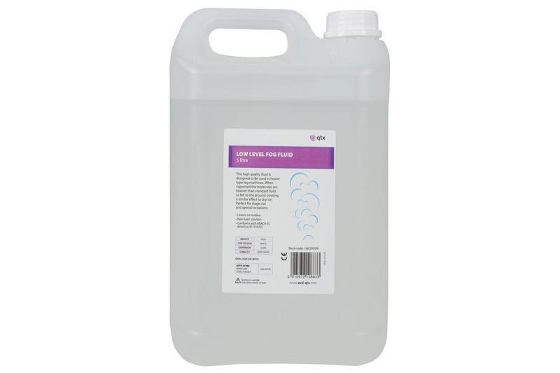 QTX Low Level Fog Fluid (5L)