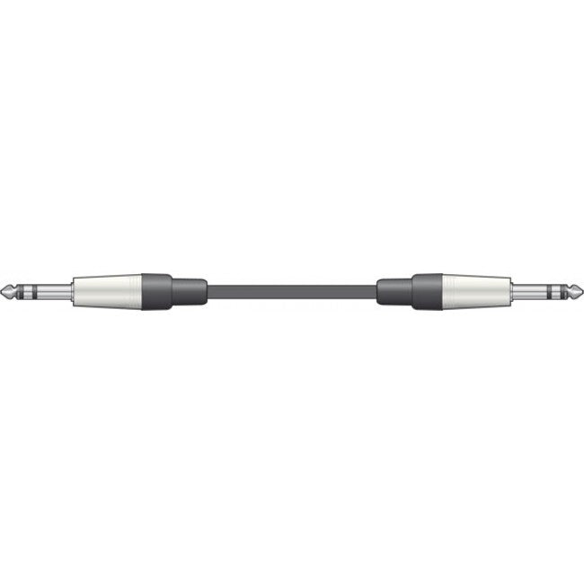 Chord Classic Audio Leads 6.3mm TRS Jack Plug - 6.3mm TRS Jack Plug 1.5m