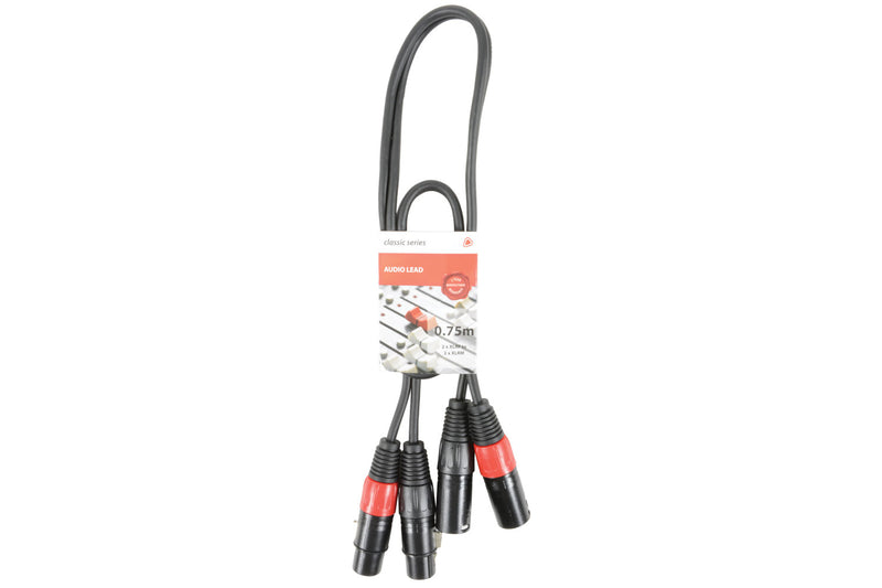 Chord Classic Audio Leads 2 x XLR Female - 2 x XLR Male 3m