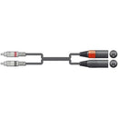 Chord Classic Audio Leads 2 x XLR Male - 2 x RCA Plugs 3m