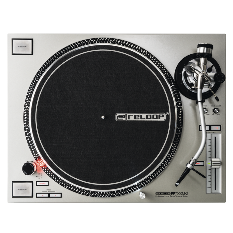 Reloop RP-7000 MK2 Professional Silver High Torque Club Standard Turntable