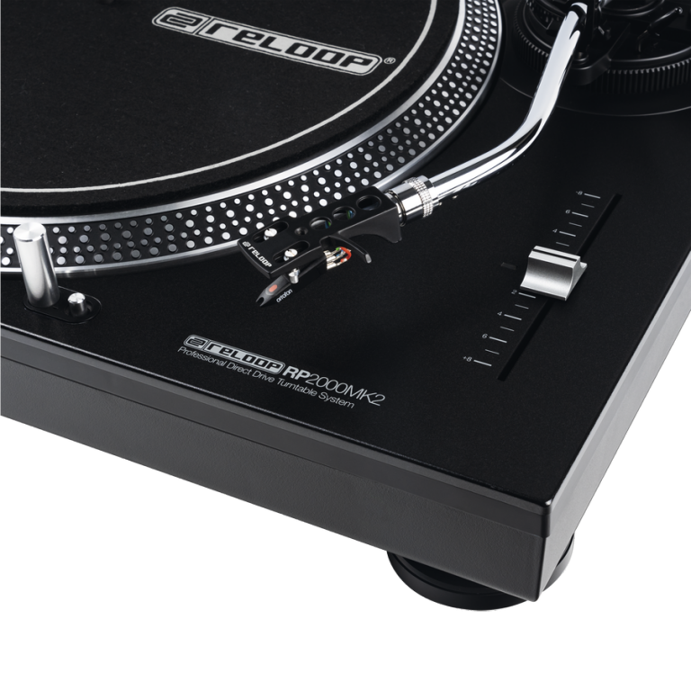 Reloop RP-2000 MK2 USB Quartz-controlled DJ Turntable with Direct Drive