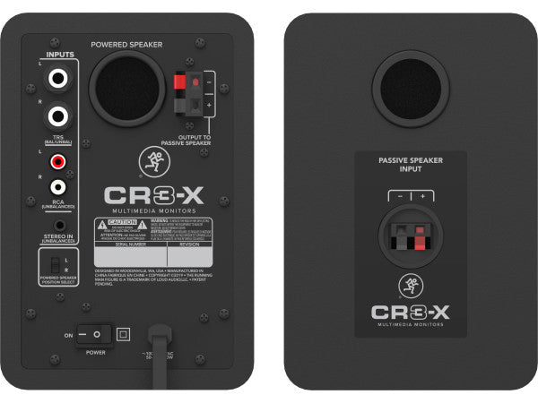 Mackie CR3-X 3" Multimedia Monitors