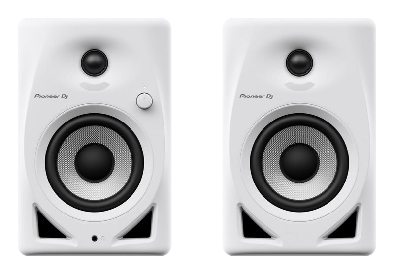 Pioneer DJ DM-40D Active DJ Monitor Speakers Pair White