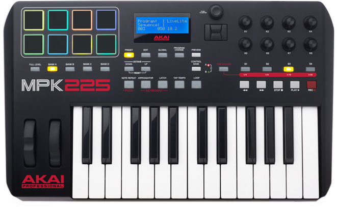 Akai MPK225 25 Key USB MIDI Keyboard