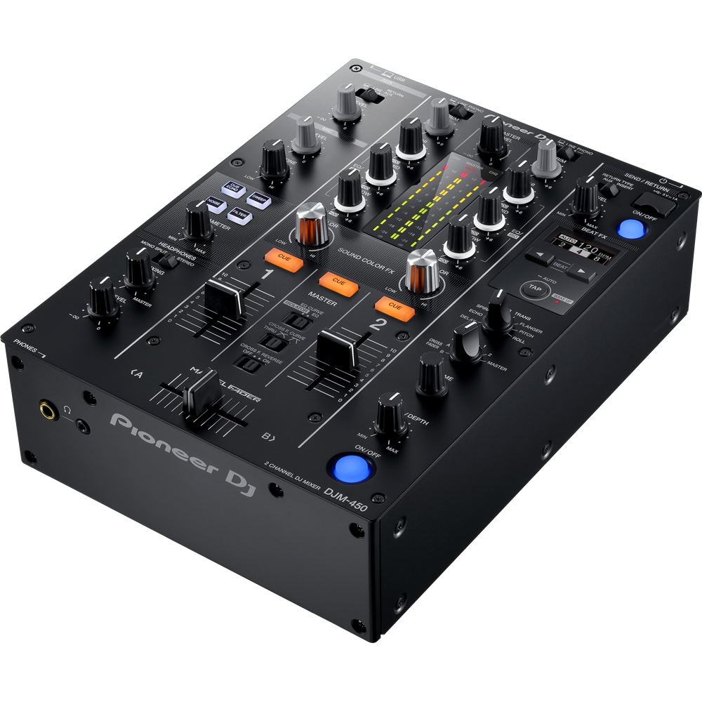 最終値下【美品】Pioneer DJ DJM-450 2チャンネルDJミキサー Pioneer DJM-450 2 Channel Digital Mixer