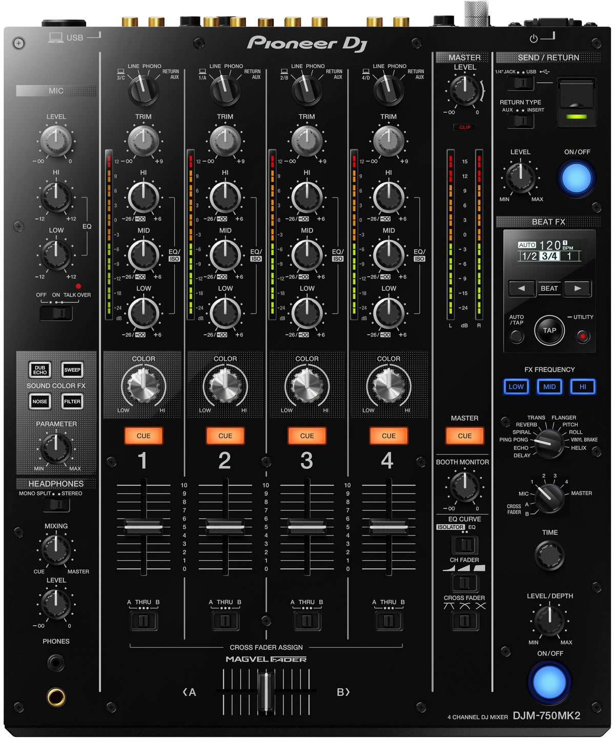 Pioneer DJ DJM-750 MK2 cover - Decksaver