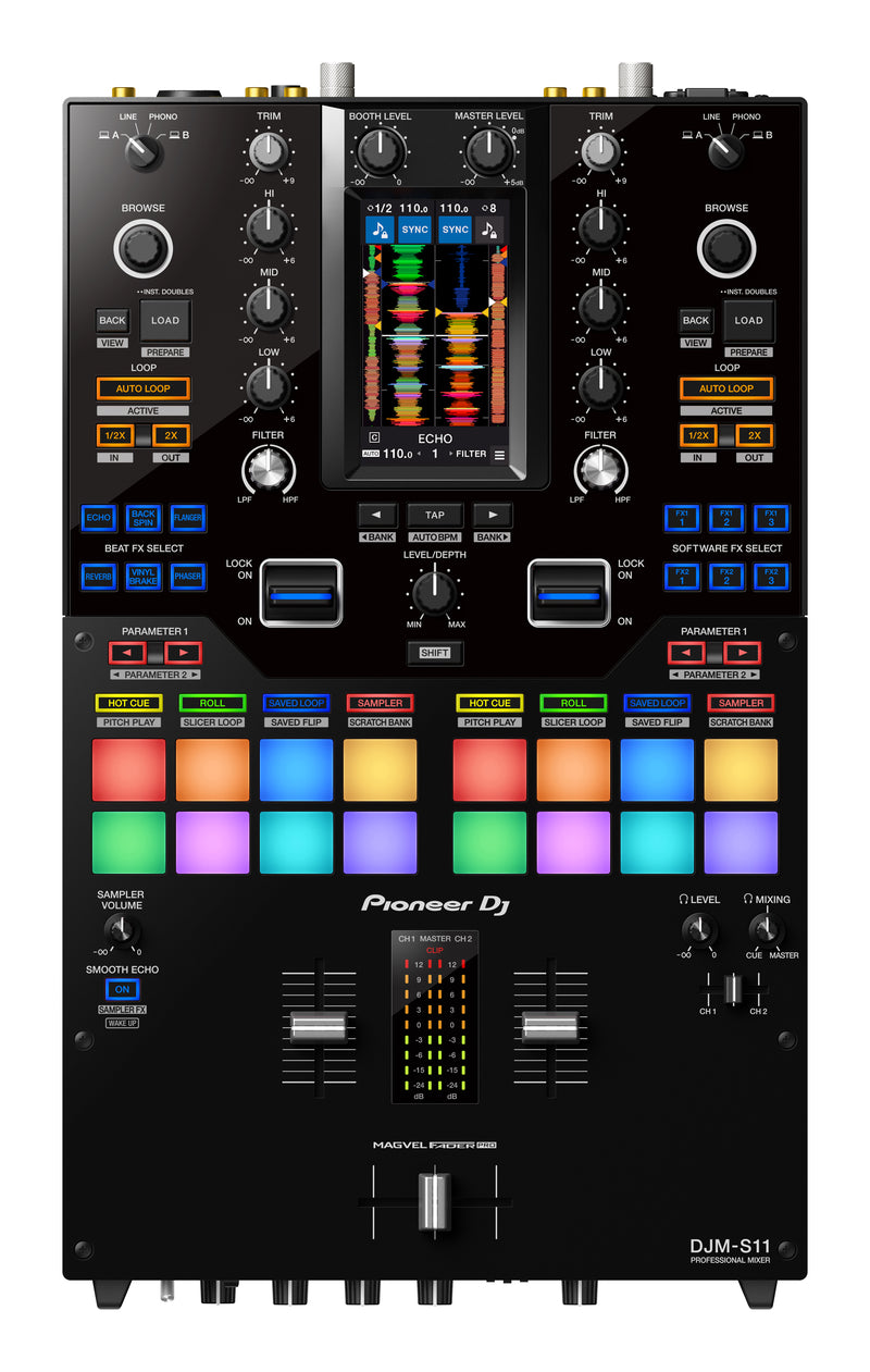 Pioneer DJ DJM-S11 2 Channel DJ Mixer