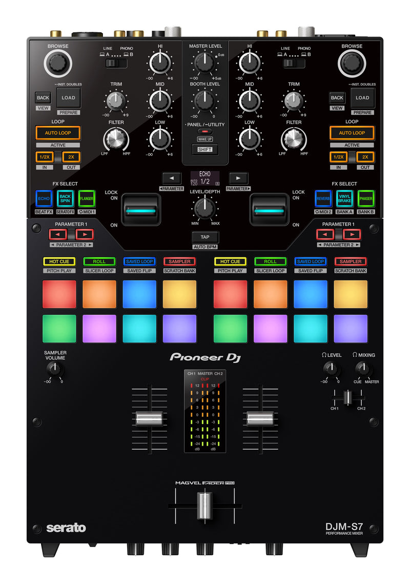 Pioneer DJ DJM-S7 2 Channel DJ Mixer