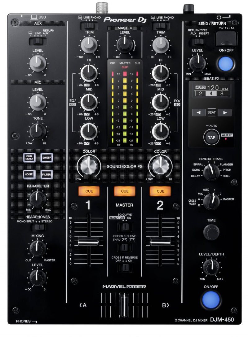 Pioneer DJ DJM-450 2 Channel DJ Mixer