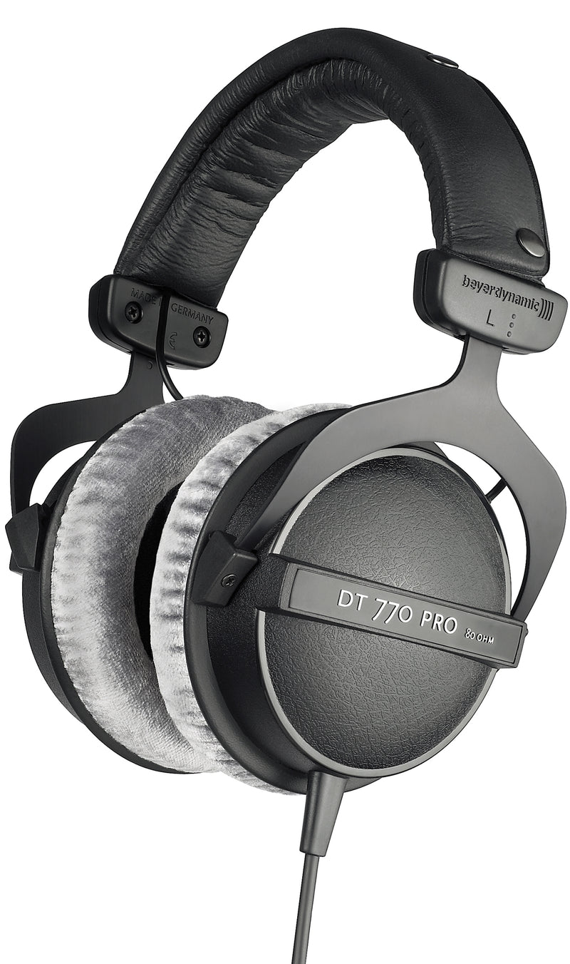 Beyerdynamic DT 770 PRO 80 Ohm Over-Ear Studio Headphones - Gray