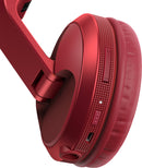 Pioneer DJ HDJ-X5BT Bluetooth Wireless DJ Headphones Red