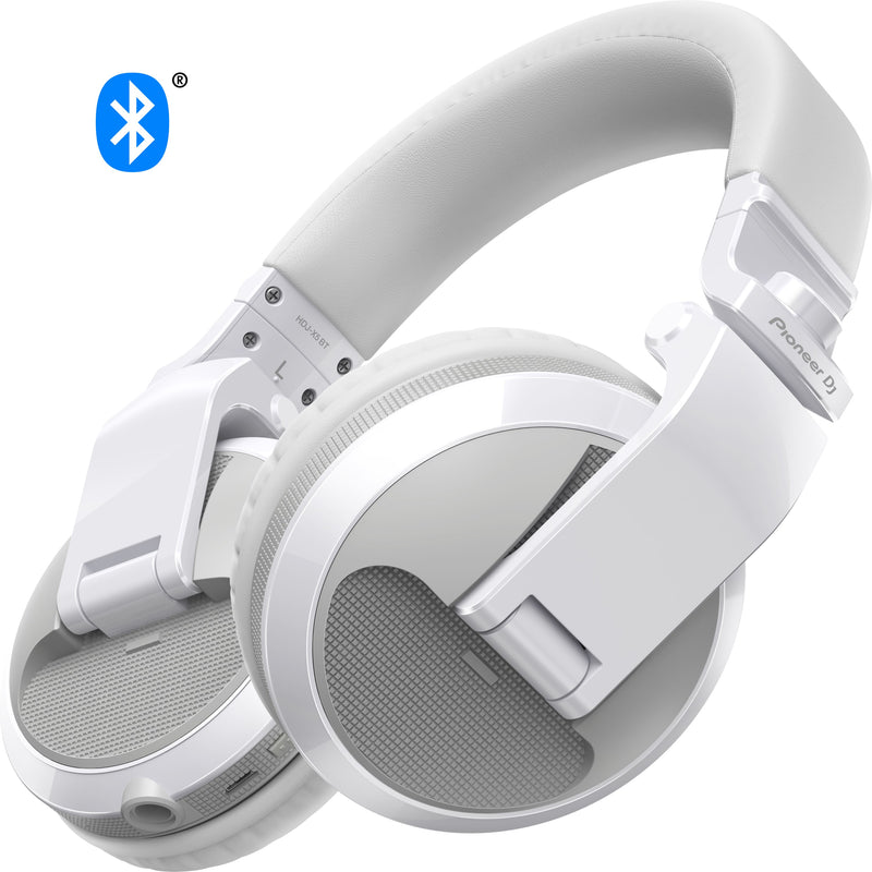 Pioneer DJ HDJ-X5BT Bluetooth Wireless DJ Headphones White