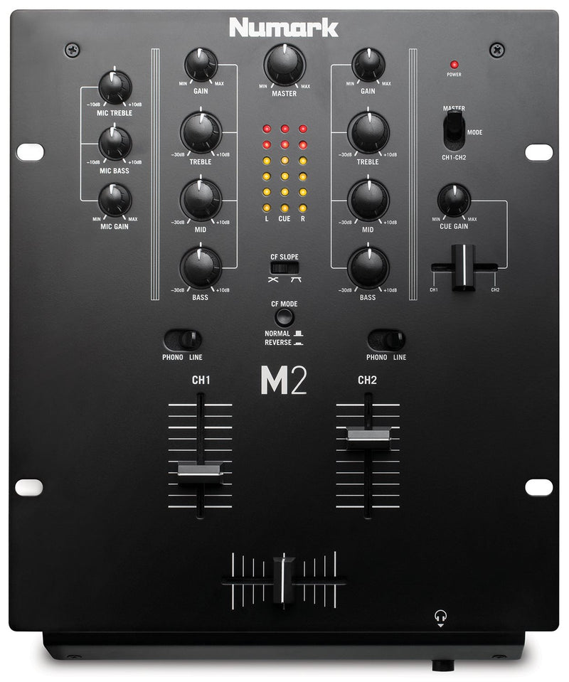 Numark M2 Black 2 Channel DJ Mixer