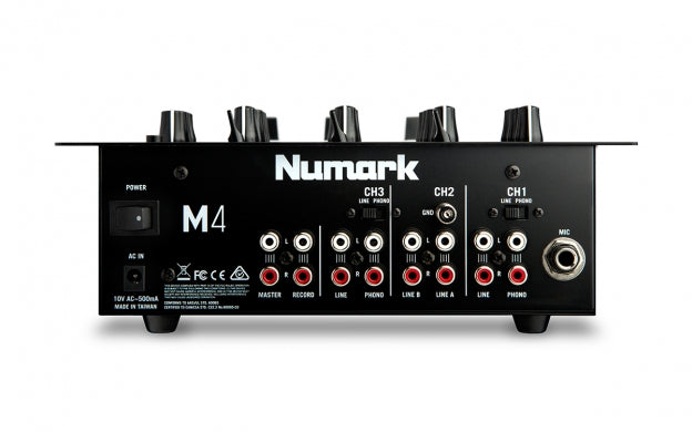 Numark M4 Black 3 Channel DJ Mixer