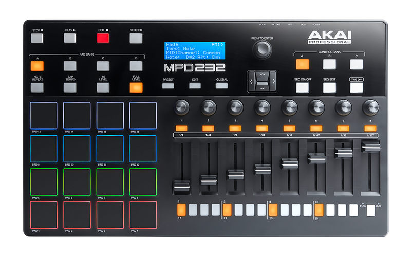 Akai MPD232 USB MIDI Pad Controller