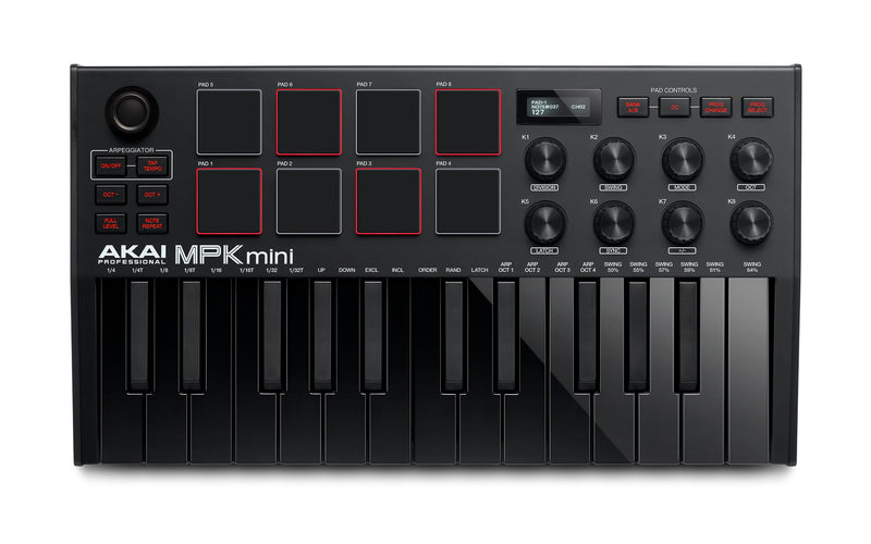 Akai MPK Mini MK3 USB MIDI Keyboard - Black