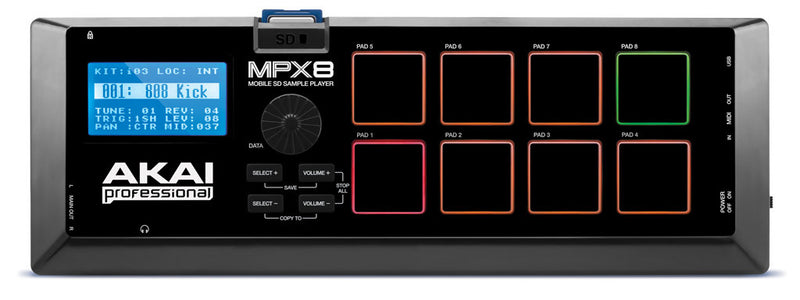 Akai MPX8 8 Pad USB MIDI Controller