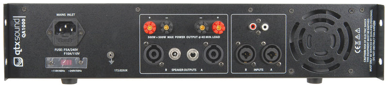 QTX QA1000 Power Amplifier