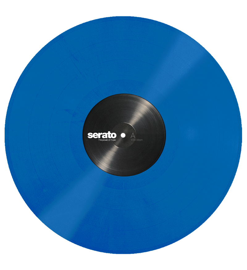 Serato 12" Standard Colours (Pair) - Blue Control Vinyl
