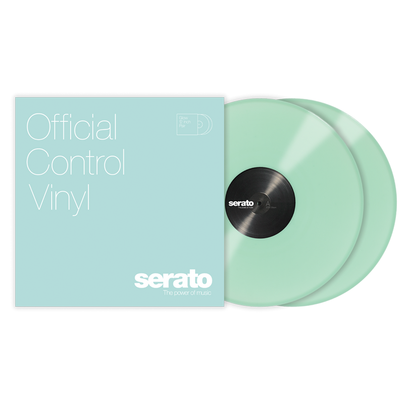 Serato 12" Standard Colours (Pair) - Glow In The Dark Control Vinyl