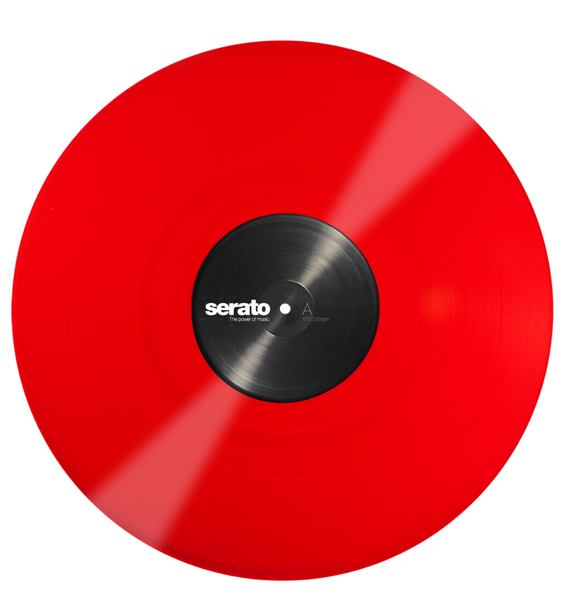 Serato 12" Standard Colours (Pair) - Red Control Vinyl