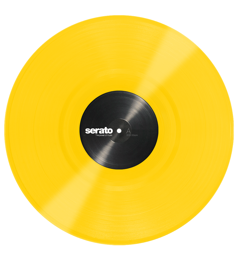 Serato 12" Standard Colours (Pair) - Yellow Control Vinyl