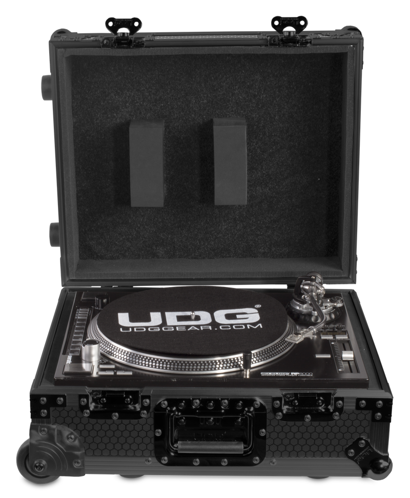 UDG FlightCase Multi Format Turntable + (Trolley & Wheels) - Black