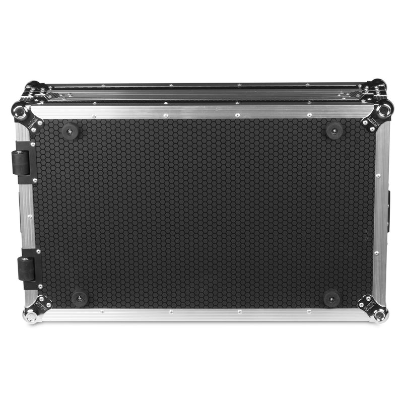 UDG Ultimate Flight Case Pioneer DDJ-1000 Black Plus (Laptop Shelf + Wheels)