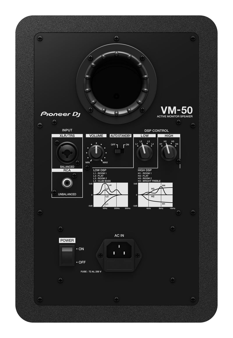 Pioneer DJ VM-50 Active Studio Monitors - Black