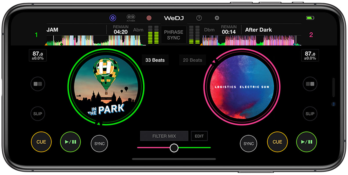DDJ-200 2-channel Smart DJ controller (black) - Pioneer DJ